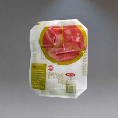 ποιότητας  Labyrinth breathable Heavy Duty PE Valve Bags with Center Seam for 50LB 22.7kg Paver Sand εργοστάσιο