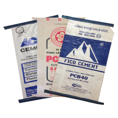 Υφαμένες PP συσκευάζοντας τσάντες 20kg 25kg 40kg 50kg Wpp για την κόλλα κεραμιδιών χρωστικών ουσιών