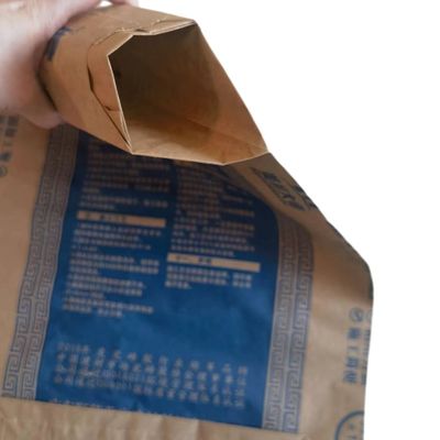 25KG 40KG 50KG AdStar 2 τσάντες εγγράφου βαλβίδων τσαντών εγγράφου πτυχών για τη συσκευασία τσιμέντου