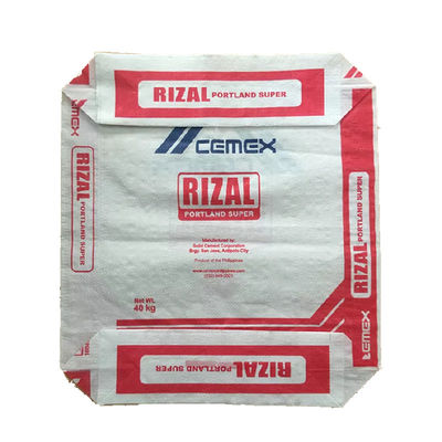 Κενές τσάντες 20KG 25KG 40KG 50KG ISO9001 κατώτατου τσιμέντου φραγμών βαλβίδων PP