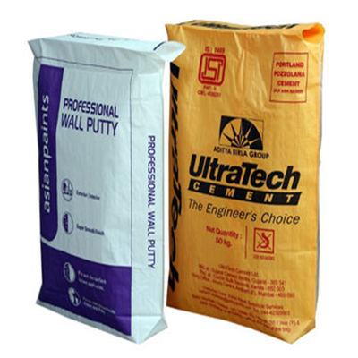 Κενή τσάντα κατώτατων βαλβίδων φραγμών τσαντών 20KG 40KG 50KG PP τσιμέντου συσκευάζοντας