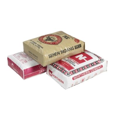 85GSM 50kg τετραγωνική τσάντα κάτω τσάντα τσιμέντου κενή τσάντα τσιμέντου