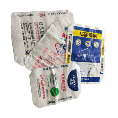 Τετράγωνο κάτω τσιμέντο τσάντα Custom 20Kg Polypropylene πλακάκια κολλήματος υφασμένη βαλβίδα τσάντα