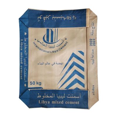 50x64x11cm 85GSM ((65GSM+20GSM) πλαστική σακούλα συσκευασίας για την πλήρωση δομικού υλικού τσιμέντου