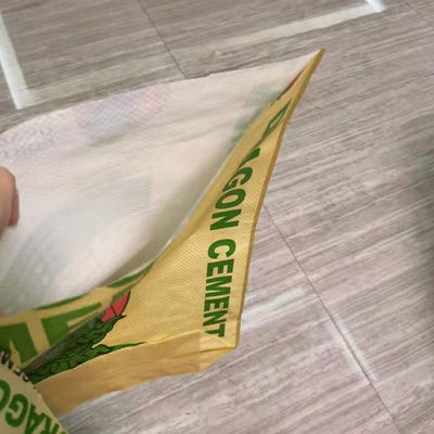 25 KG 40 KG 50 KG υφασμένα PP βαλβίδες τσιμέντο σάκοι κενός σάκος βιομηχανική συσκευασία Flexo εκτύπωση