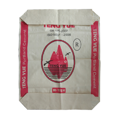 Σάκοι Ad Star 25KG 40KG 50KG από PP πλαστικό με βαλβίδα για παραγγελία κατά παραγγελία και σφράγιση με λαβή θερμοσυγκόλλησης