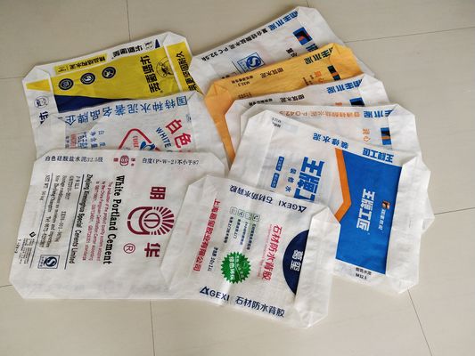 80GSM PP βαλβίδα τσιμέντο σακούλα στρωμένη πολυχρωματική εκτύπωση 20-50kg