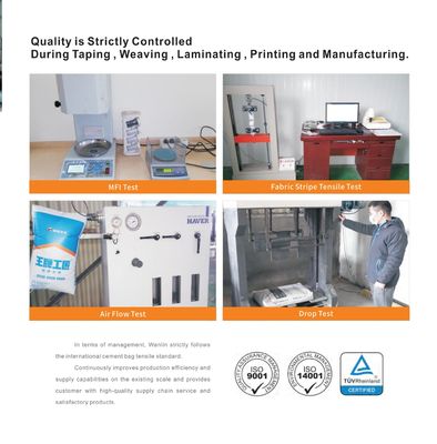 PP Τσιμεντόσακος Βαλβίδας 50KG Αδιάβροχος Πιστοποιημένος ISO