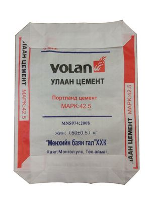 50KG PP τσιμεντένια σακούλα με PE στρώση υγρασία απόδειξη