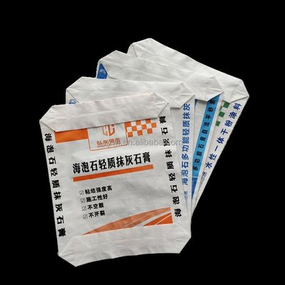 Ζεστή ανακυκλώσιμη προσαρμοσμένη ISO9001: 2008 πιστοποιημένη σακούλα τσιμέντου και σακούλα βαλβίδας PP για κονίαμα και χημική σκόνη