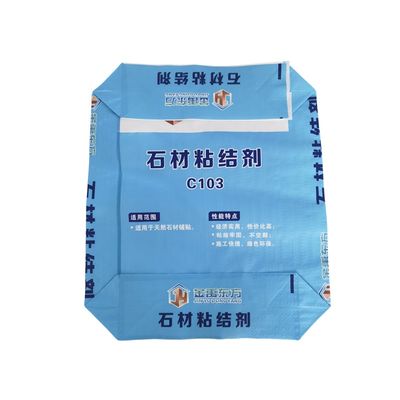 PP Υφαντή Βαλβιδωτή Σακούλα με Χωρητικότητα 50KG 40KG 25KG για Τσιμέντο και Δομικά Υλικά