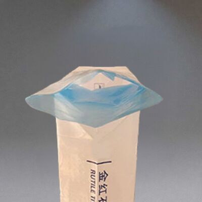 Βαλβιδωτές σάκοι PE 25KG βαρέως τύπου για μαύρο άνθρακα με βαλβίδα Tuck In