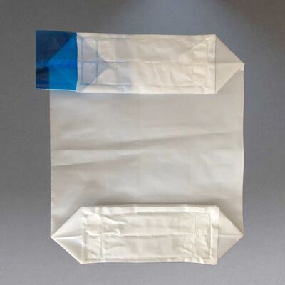 Βαλβιδωτές σάκοι PE 25KG βαρέως τύπου για μαύρο άνθρακα με βαλβίδα Tuck In