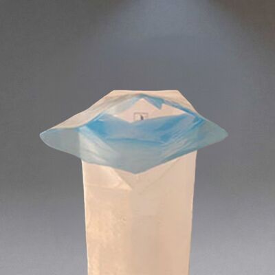 Βαλβιδωτές σάκοι PE 25KG βαρέως τύπου για μαύρο άνθρακα με βαλβίδα Tuck In