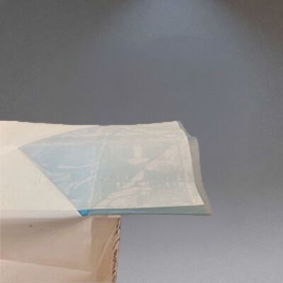 Βαλβιδωτές σάκοι PE 25KG βαρέως τύπου για μαύρο άνθρακα με βαλβίδα Tuck In