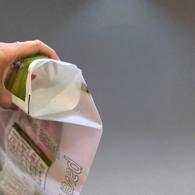 Λαβύρινθος αναπνευστικές βαριές βαρύ φορτίο PE βαλβίδες σακούλες με κεντρική συγκόλληση για 50LB 22,7kg Paver Sand