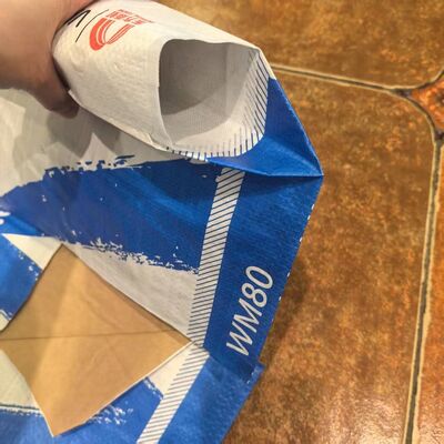 Υπερ-υγρασία PP/Χάρτινη βαλβίδα σακούλα για συσκευασία τσιμέντου