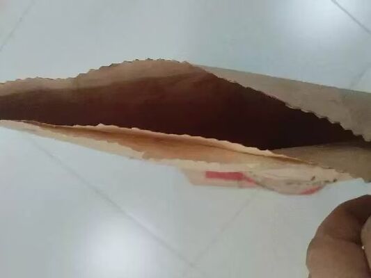 Τετράγωνη Κάτω Ανοιχτή Στομίου Χάρτινη Συσκευασία Kraft Προσαρμόσιμη για Συσκευασία Σκόνης Δολομίτη