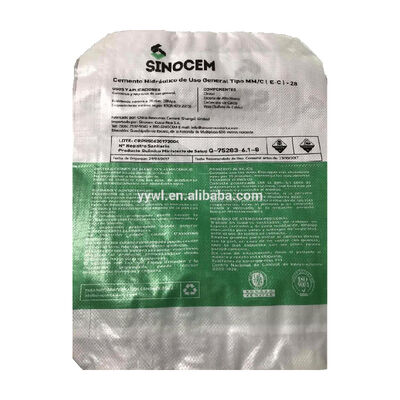 AD Star PPW Laminated 50kg Τσάντα Τσιμέντου Τετράγωνου Πυθμένα Πλαστική Υφασμένη Βαλβιδωτή Σακούλα