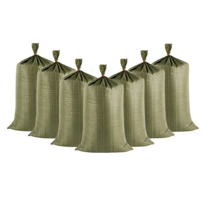50LB 25kg 50kg Sand Bag Heavy Duty PP Woven Sand Bags with Tie Strings for Sand Packaging (Αμμοσακούλες 50LB 25kg 50kg) Υφασμένες αμμοσακούλες PP με νήματα για την συσκευασία αμμουδιών