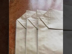 Άσπρες υφαμένες τσάντες άμμου πολυπροπυλενίου που ανακυκλώνουν τις κενές τσάντες 50KG αμμοχάλικου